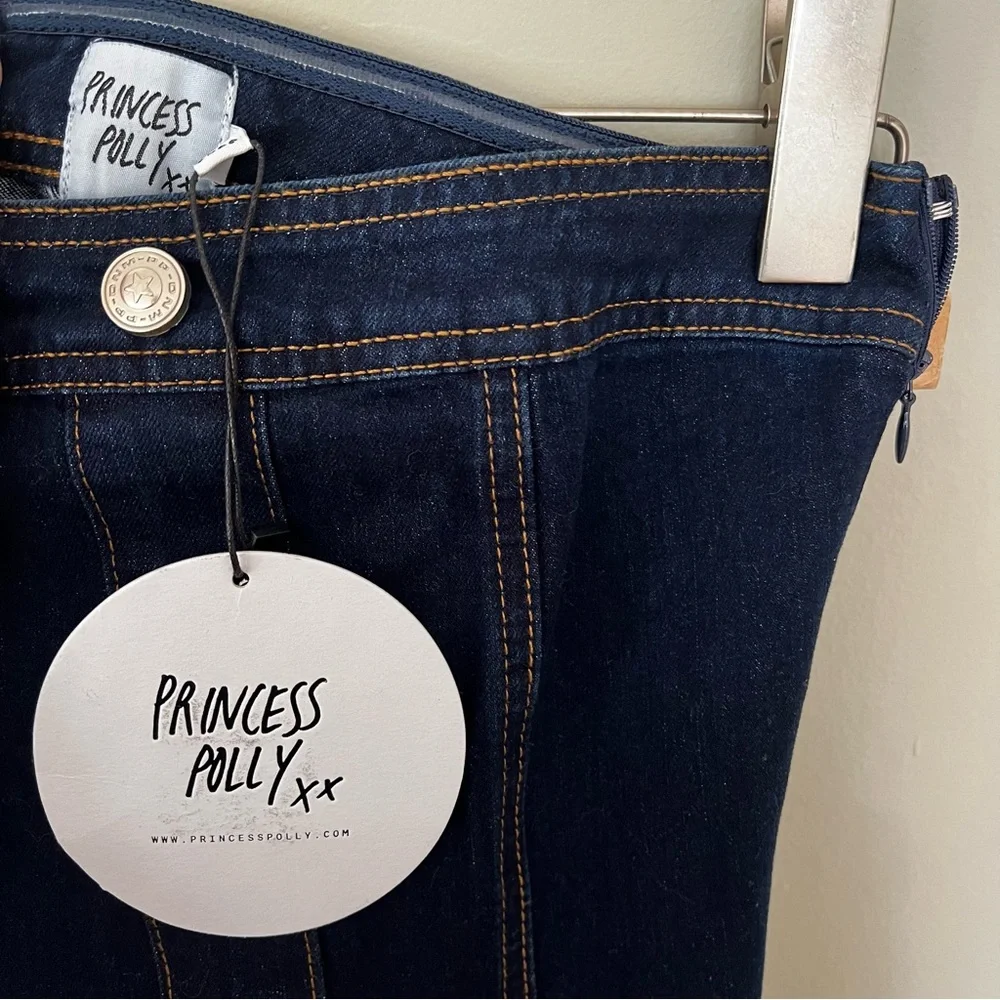 Princess Polly Stoltz Denim Midi Dress NWT - Picture 8 of 9